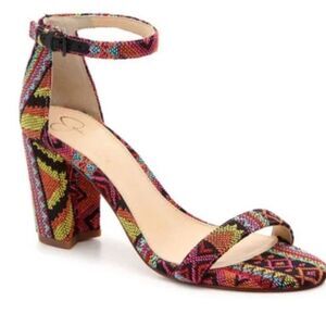 Jessica Simpson 5.5 Monrae Aztec Block Heel